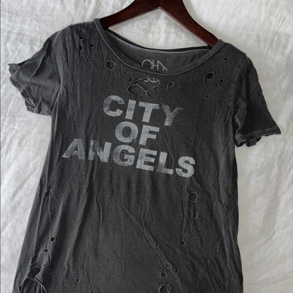 Chaser 'City of Angels' Distressed Tee